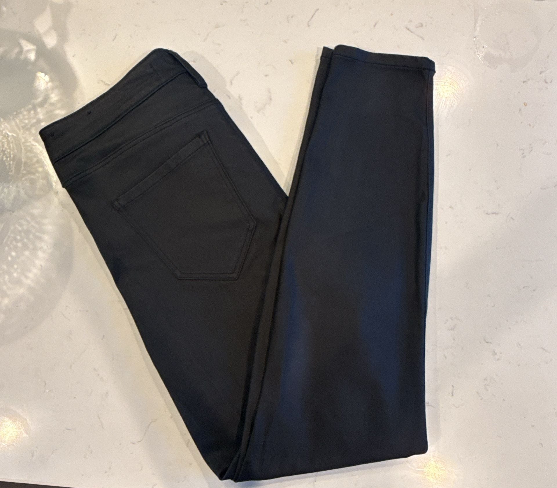 Liverpool Coated Skinny Jeans Size 8 Black 1
