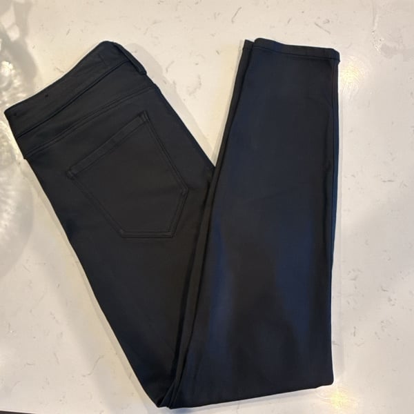 Liverpool Coated Skinny Jeans Size 8 Black