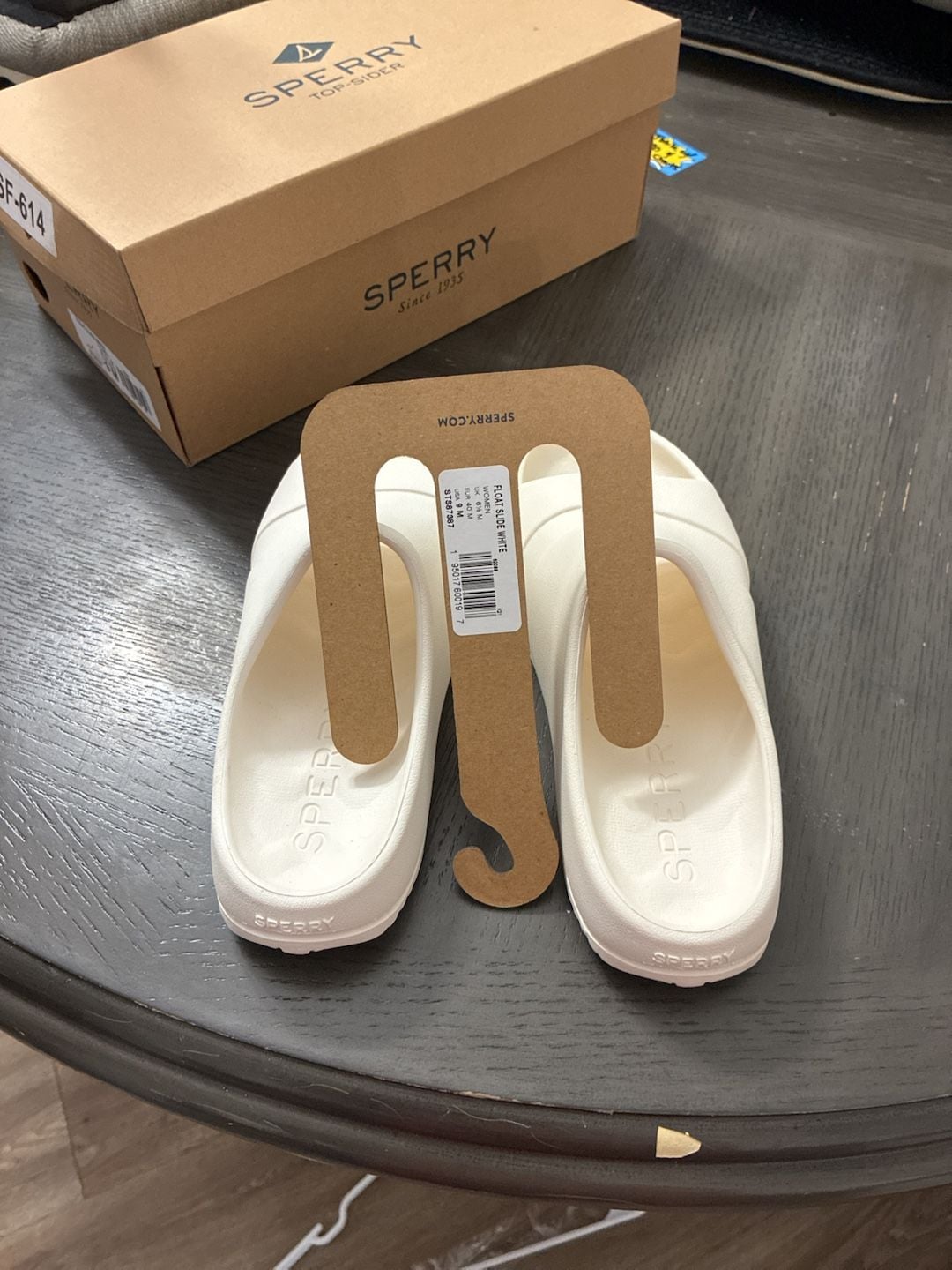 Sperry Float Slide Size 9 M White 2