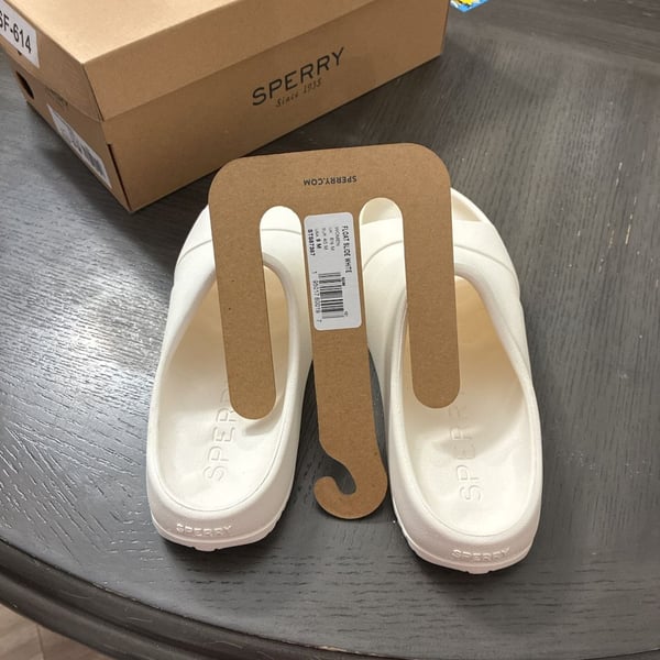Sperry Float Slide Size 9 M White