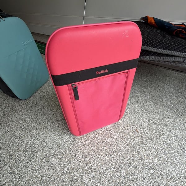 Rollink Flex Collapsible Carry-On Luggage Pink