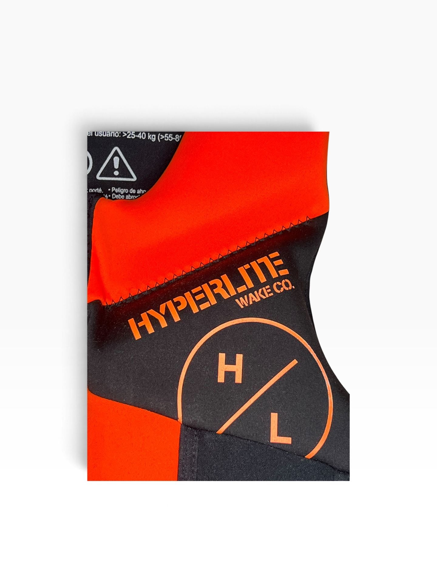 Hyperlite Wake Co. Indy Youth Life Vest Size Youth Camo Orange 4