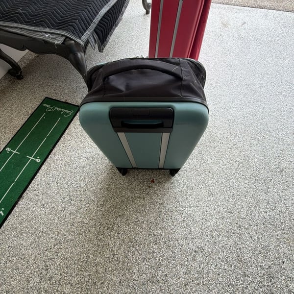 Rollink Flex Hybrid 21 Inch Carry-On Suitcase Mint Green