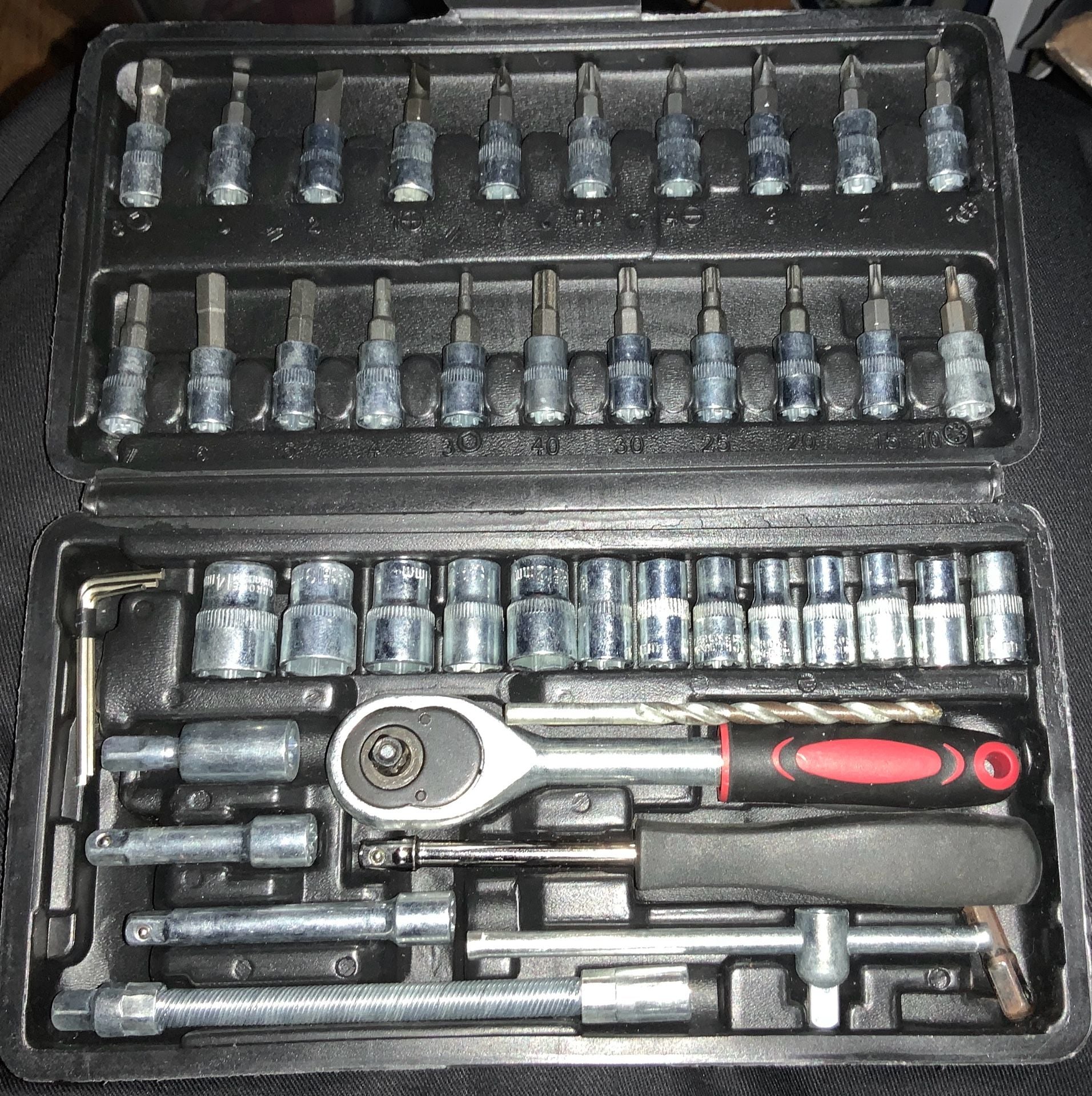 46 Piece Tool Set For Home & Auto 2