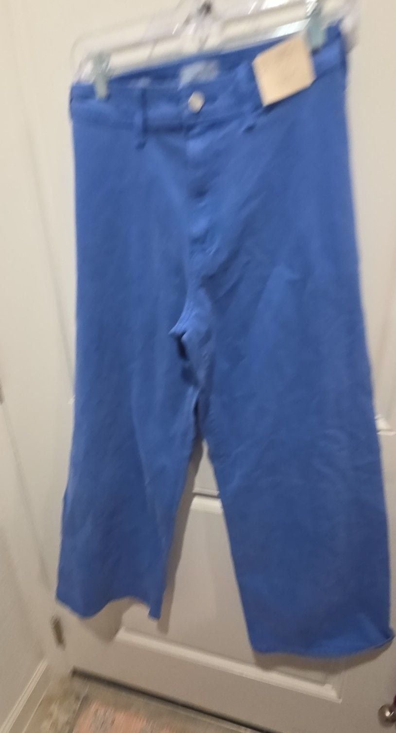 NWOT Universal Thread Sailor Wide Leg Size 4 Blue Pants 3