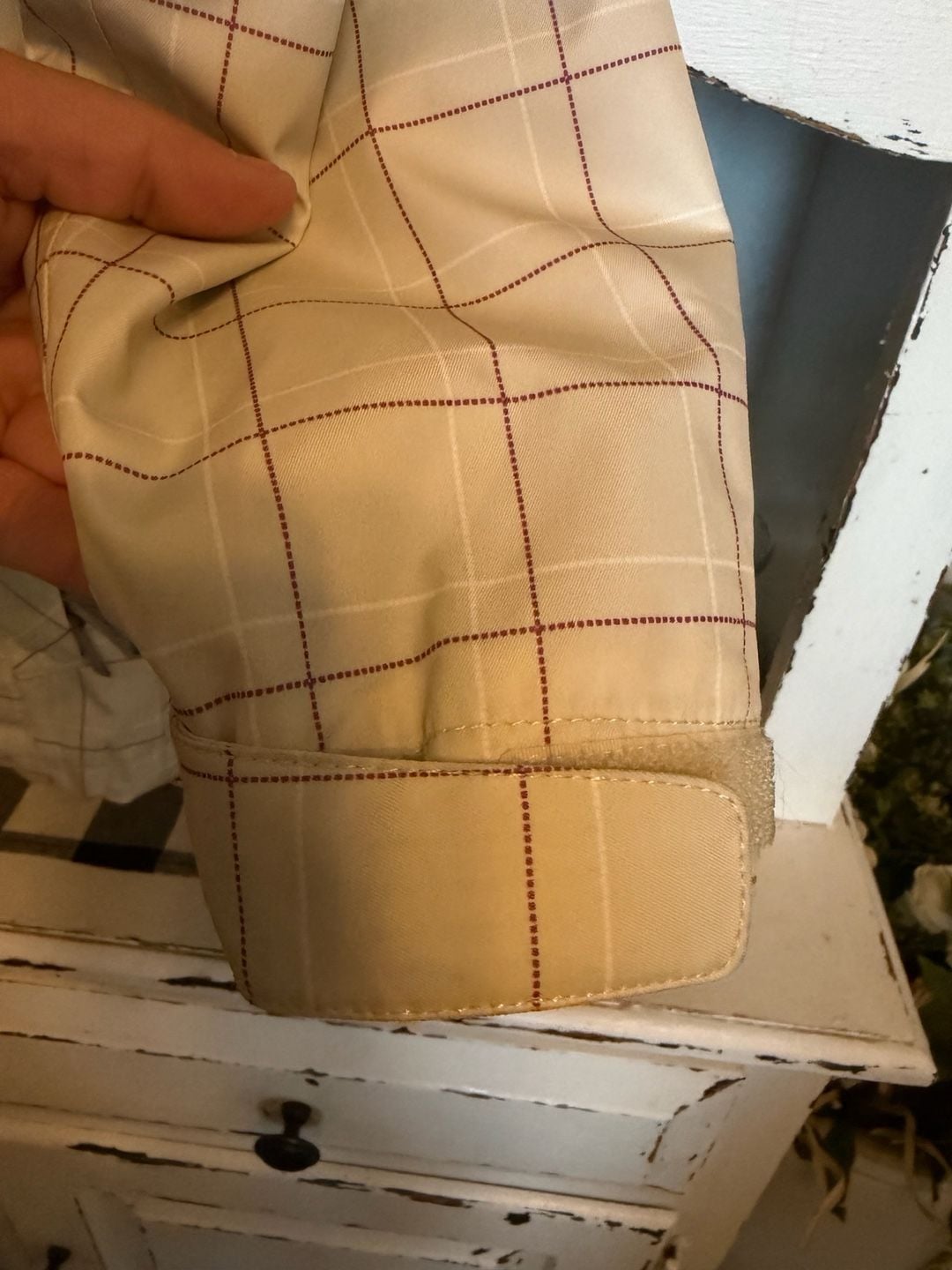 The North Face Plaid Jacket Size L (14/16) White Purple 7