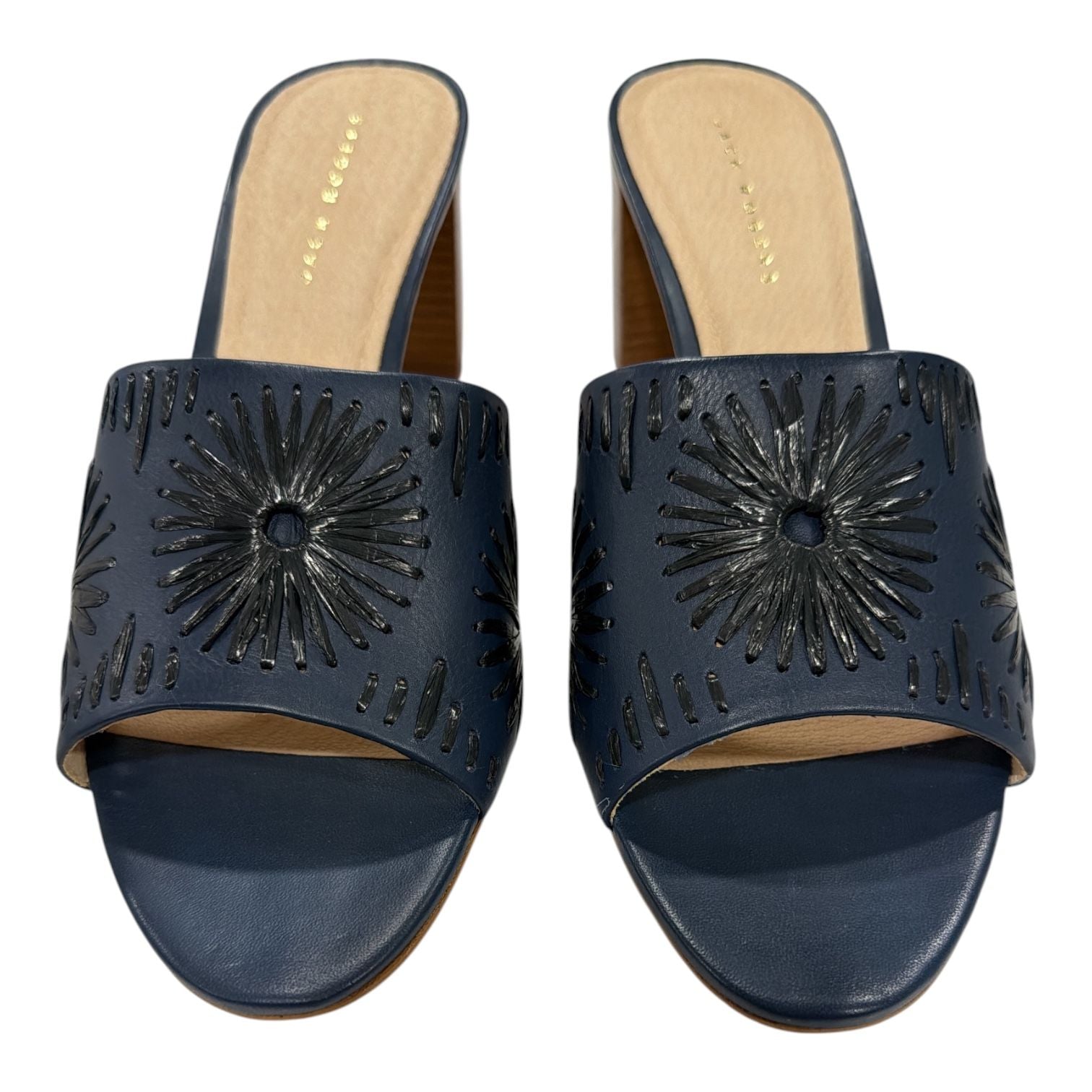Jack Rogers Somerset Slide Sandals Size 10M Navy Blue NIB 2