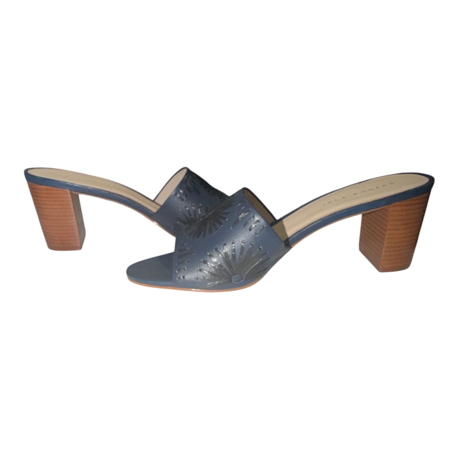 Jack Rogers Somerset Slide Sandals Size 10M Navy Blue NIB 5
