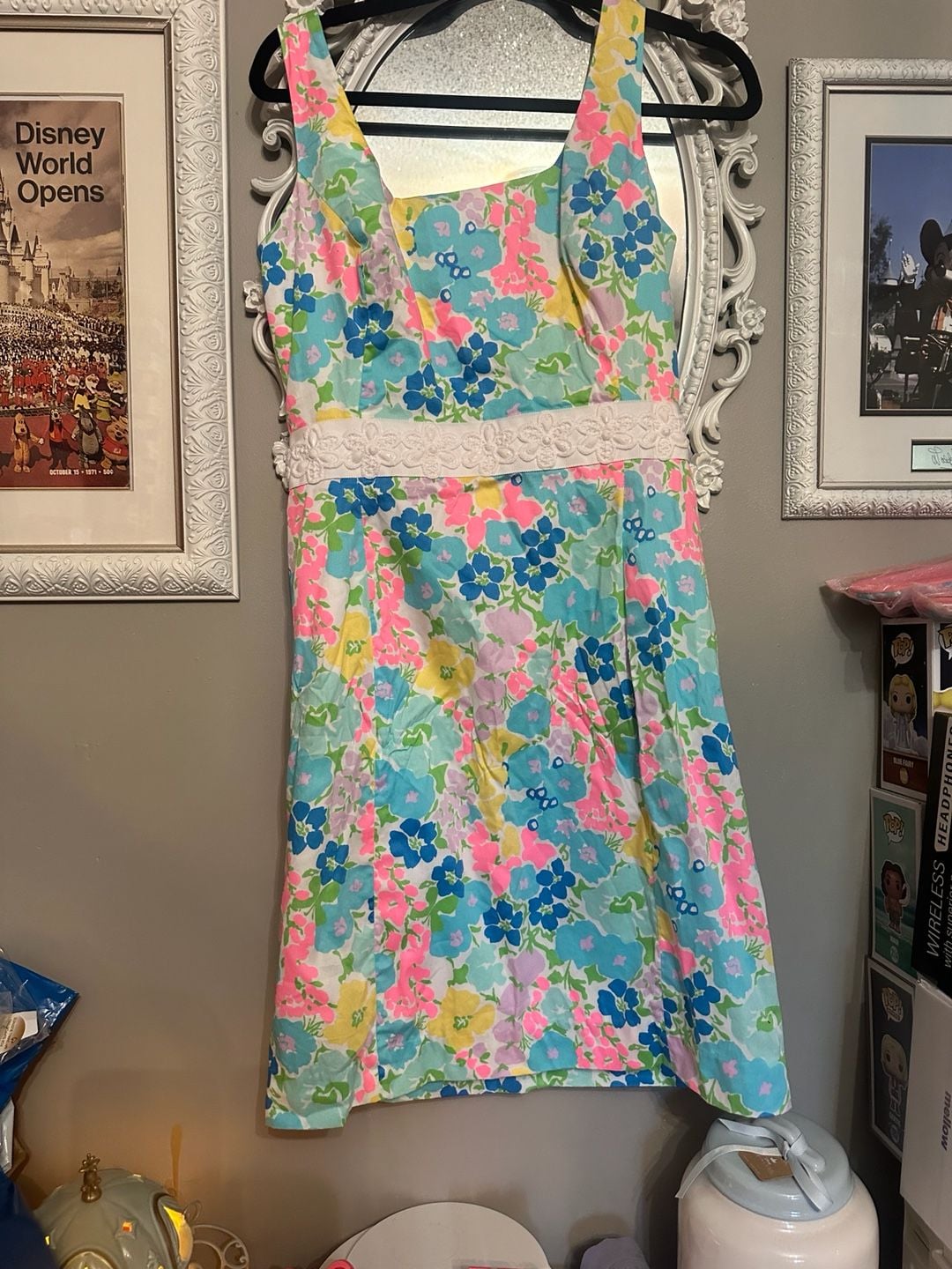 Lilly Pulitzer Dress Size 8 Floral Beaded 2