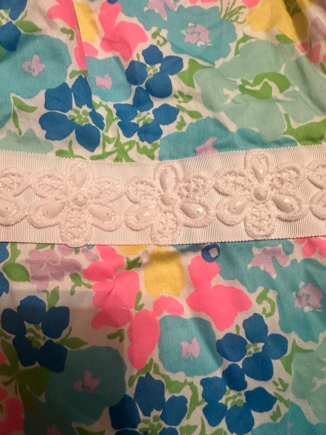 Lilly Pulitzer Dress Size 8 Floral Beaded 3
