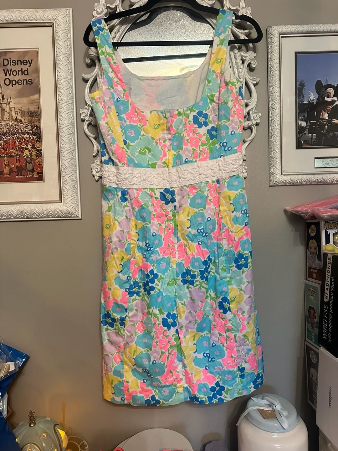 Lilly Pulitzer Dress Size 8 Floral Beaded 7