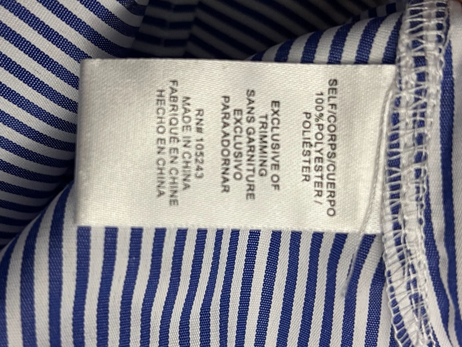 Bobeau Blue and White Striped Dress Size M 6