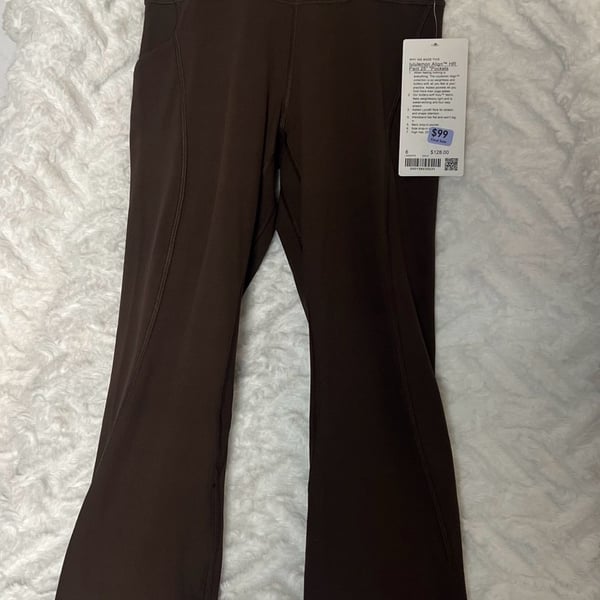 NWT Lululemon Align HR Pant 25 Pocket Size 6 Brown Nulu Leggings