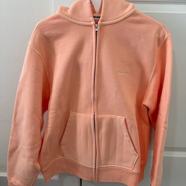 Madhappy  Fleece Zip Up T2 Size M Peach Pink