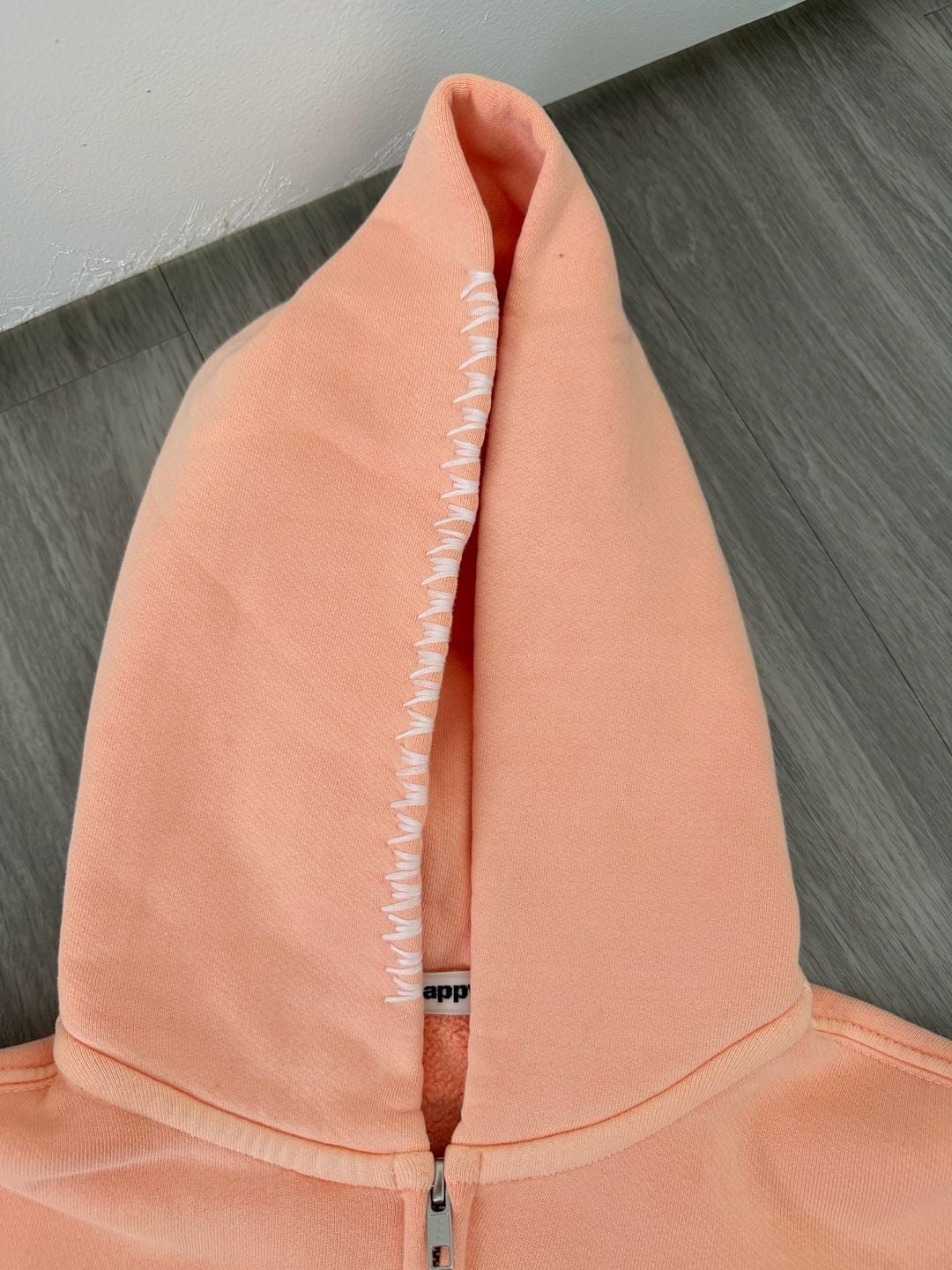 Madhappy Fleece Zip Up T2 Size M Peach Pink 5