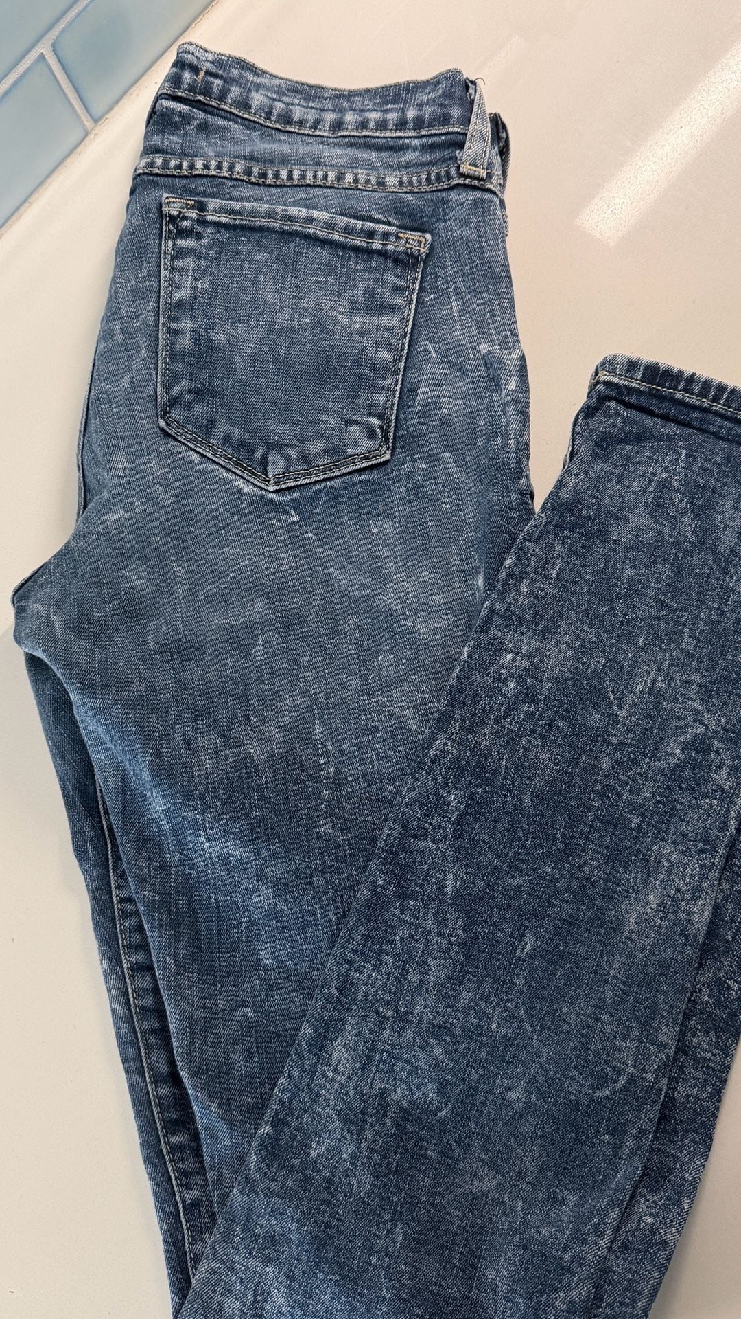 Flying Monkey Jeans Size 27 Acid Wash Blue 4