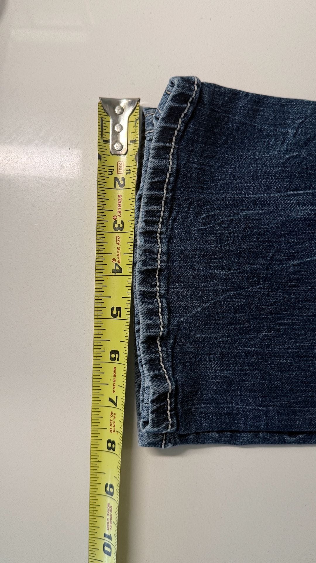 Miss Me Mid-Rise Bootcut Jeans Size 27 Blue Embellished 10