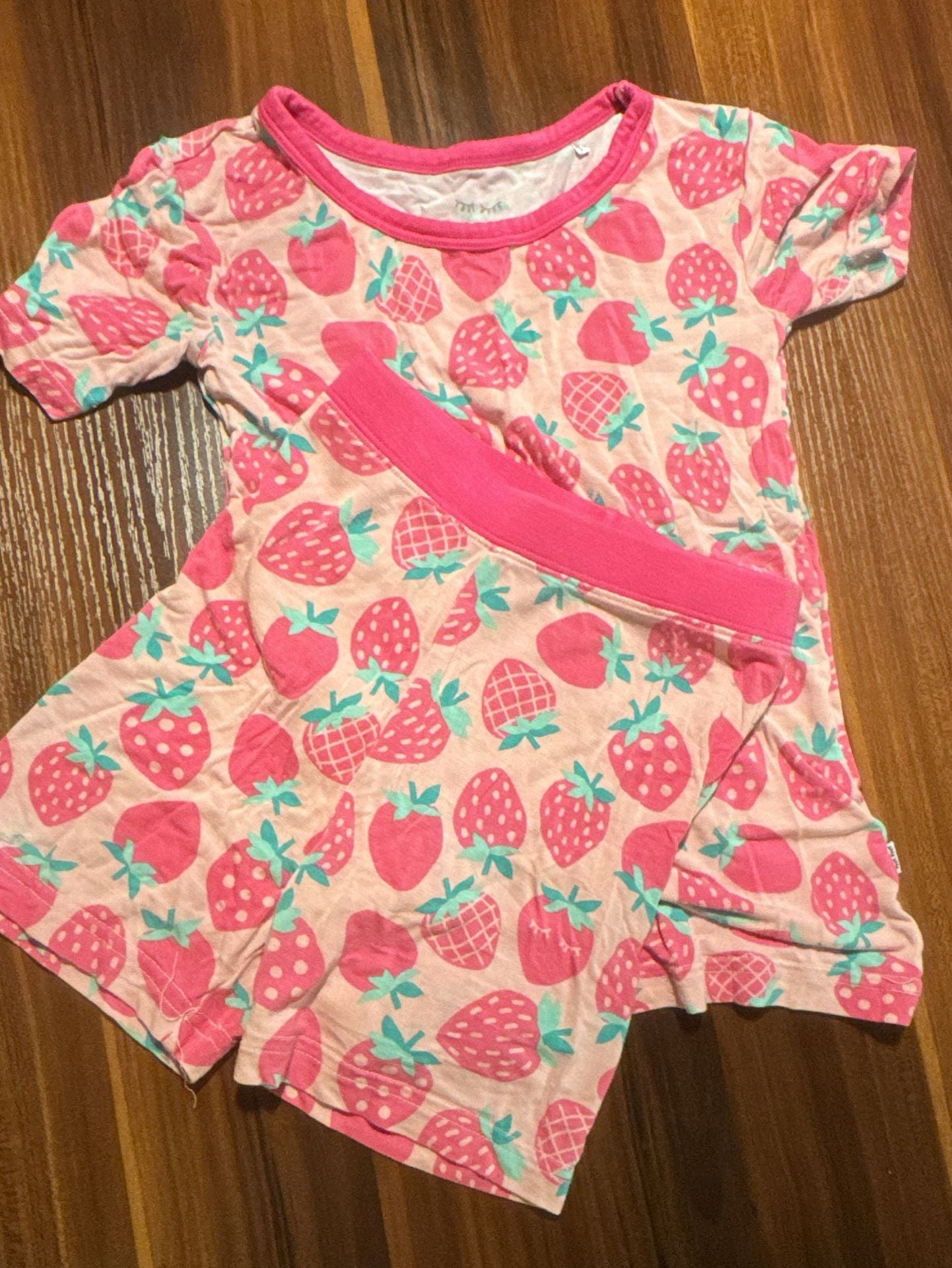 Little Sleepies Dinosaur Pajama Set Size 3T 4