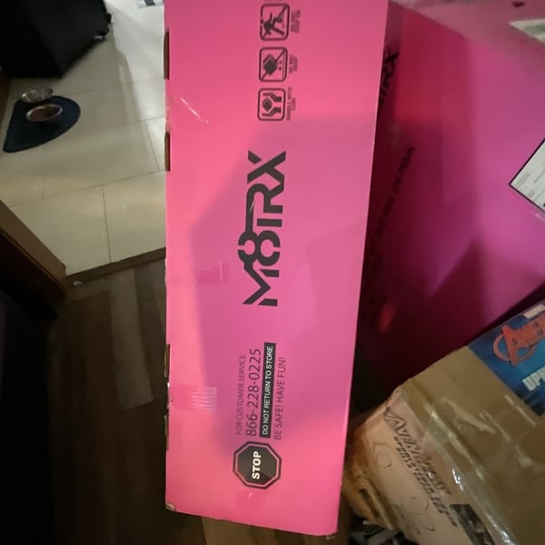 Pink dirtbike electric