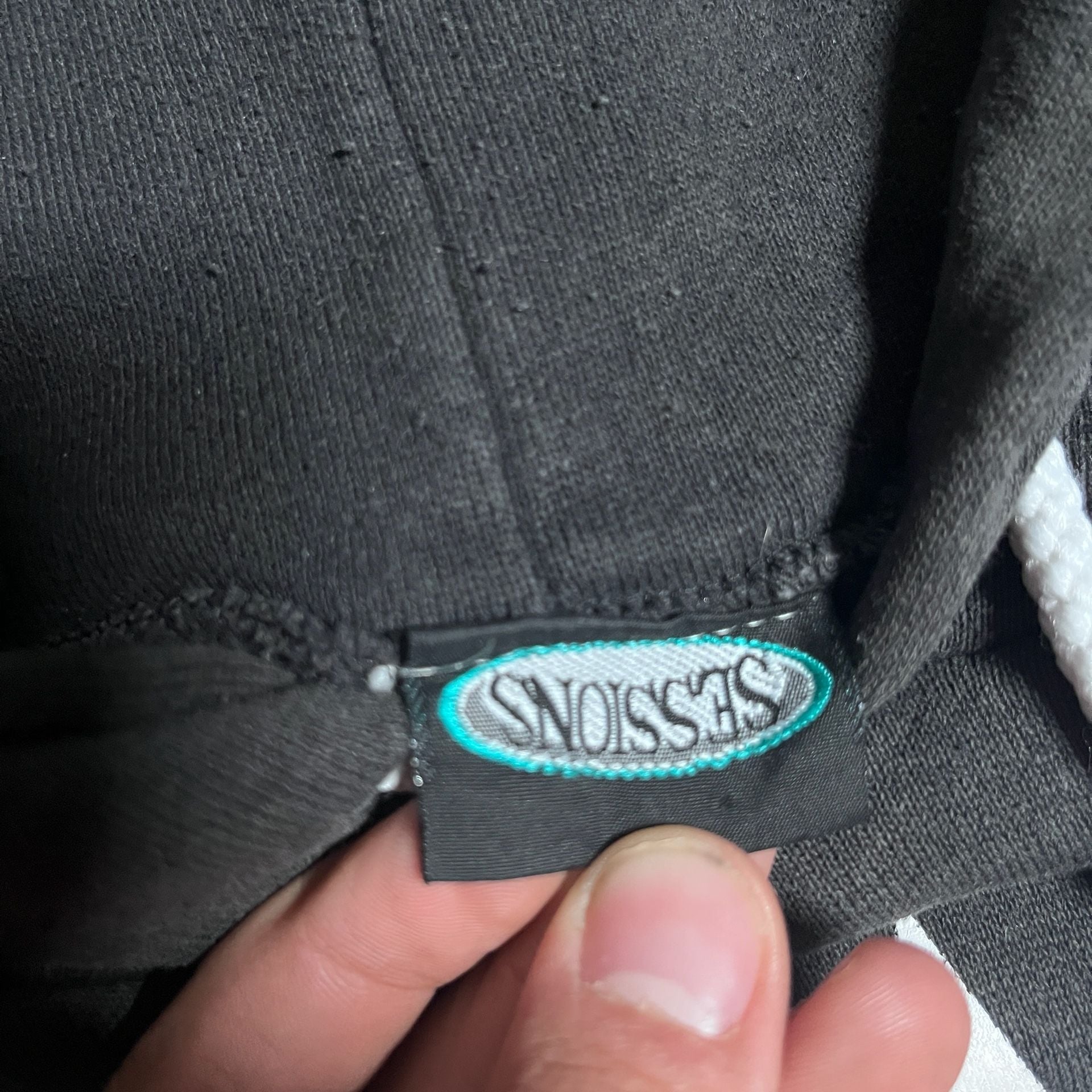 Rare vintage y2k Sessions skate Star Logo Graphic Hoodie Vintage Faded Black 7