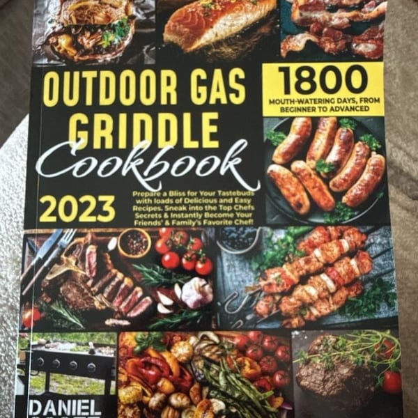 Daniel Scott Outdoor Gas Griddle Cookbook 2023 Paperback