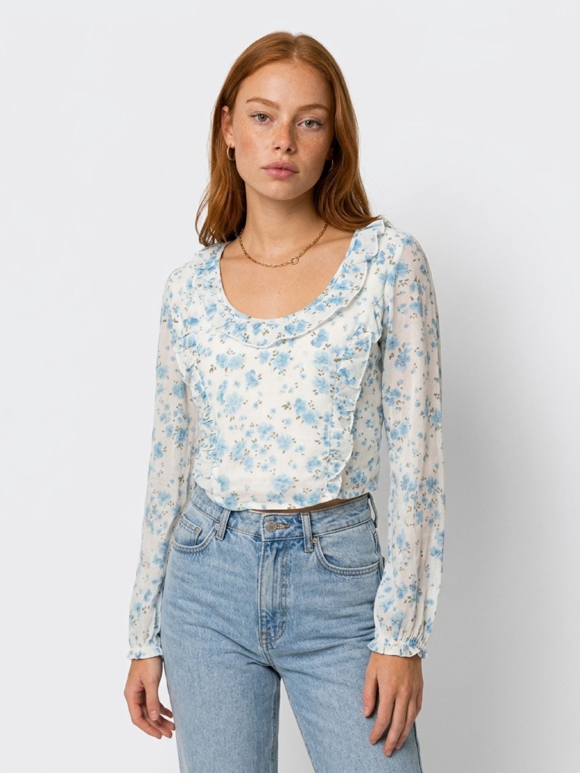 Free People Another Life Top Size L White combo NWT 2