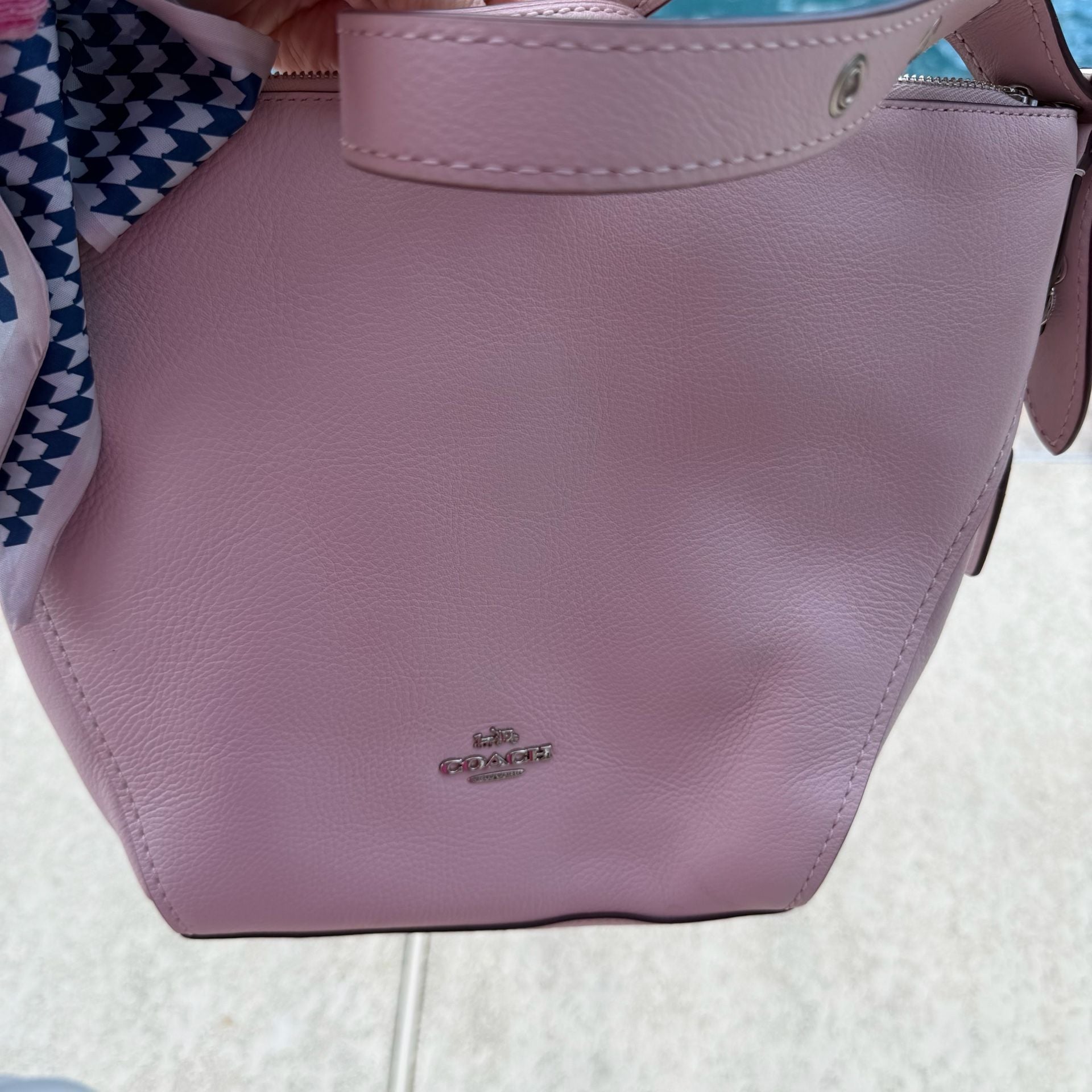 Coach Small Dufflette Leather Crossbody Bag Pink #007-22P926 9