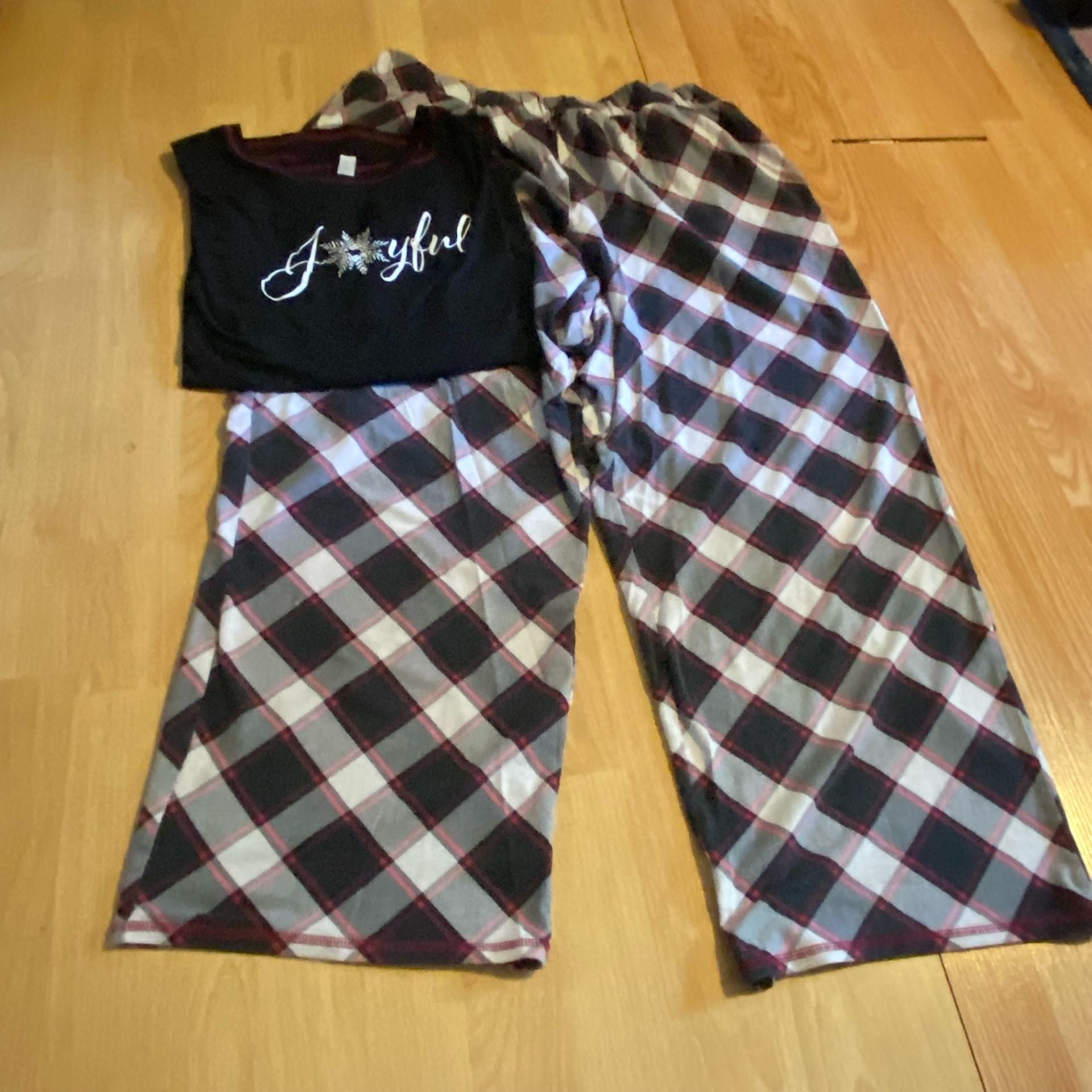 Sleep By Cacique Pajama Set Size 18/20 Plaid 1