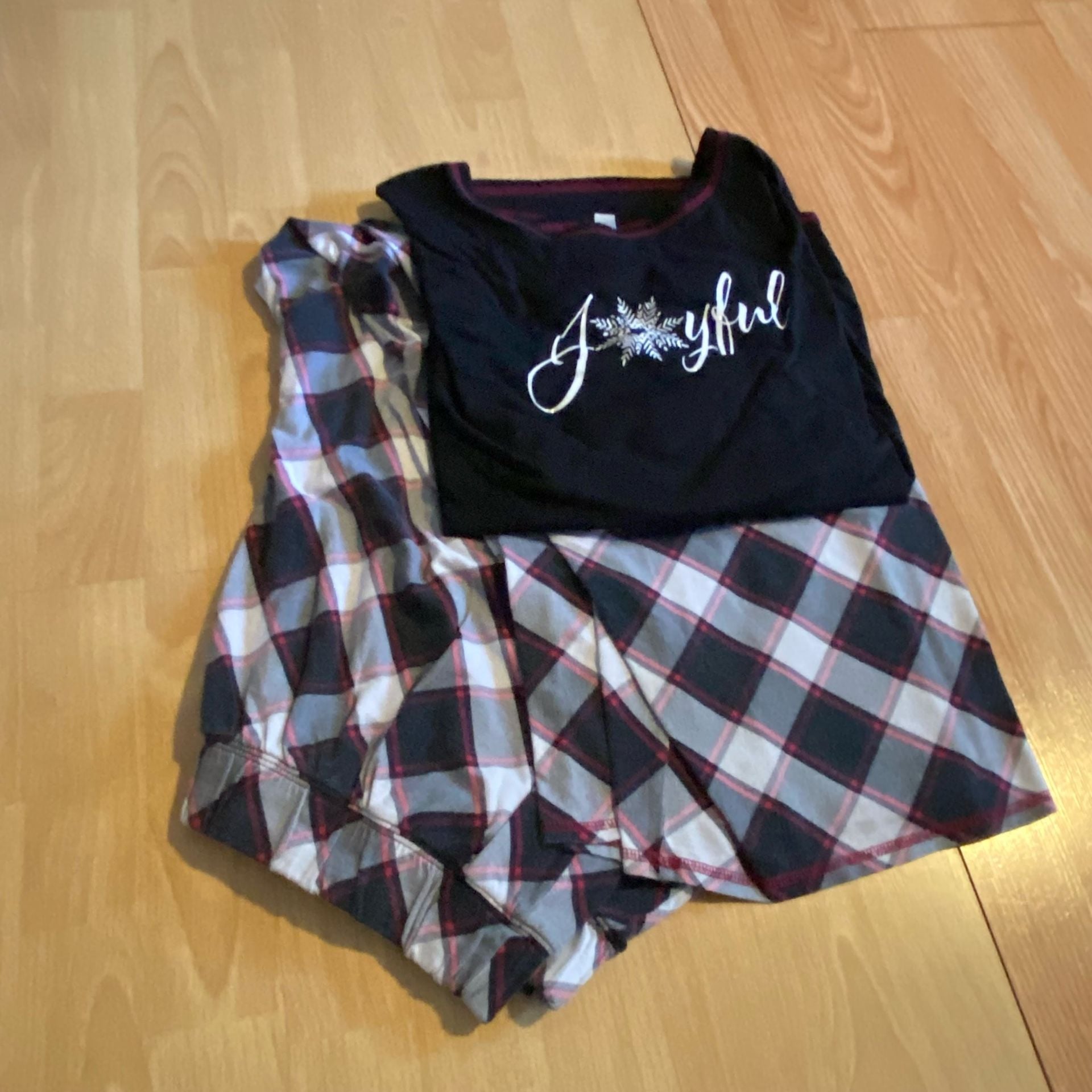 Sleep By Cacique Pajama Set Size 18/20 Plaid 2