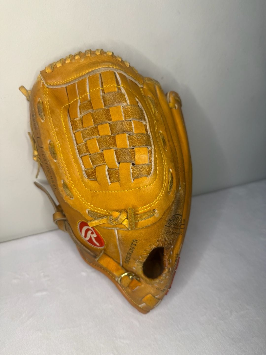 Rawlings Dale Murphy RBG36 Baseball Glove Vintage Fastback Basket-Web 3