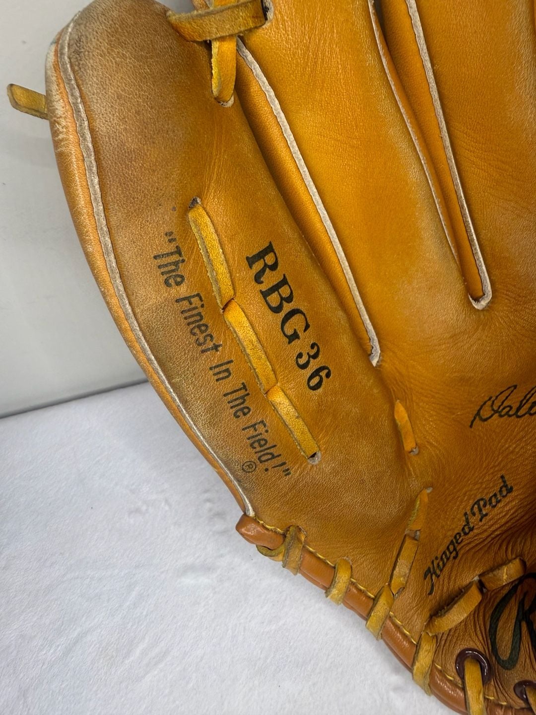 Rawlings Dale Murphy RBG36 Baseball Glove Vintage Fastback Basket-Web 7