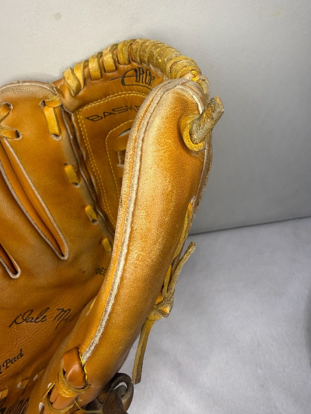 Rawlings Dale Murphy RBG36 Baseball Glove Vintage Fastback Basket-Web 9