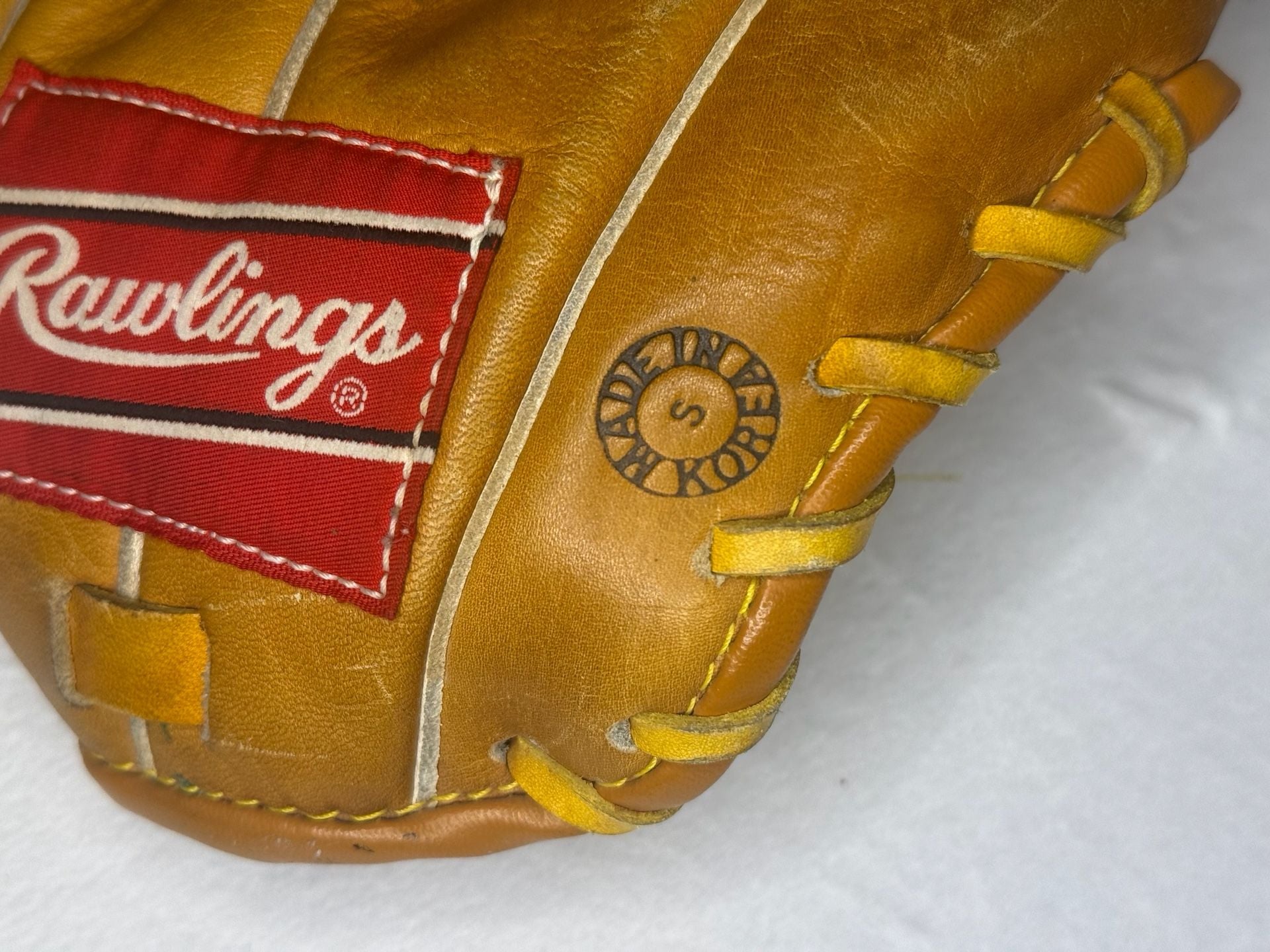 Rawlings Dale Murphy RBG36 Baseball Glove Vintage Fastback Basket-Web 13