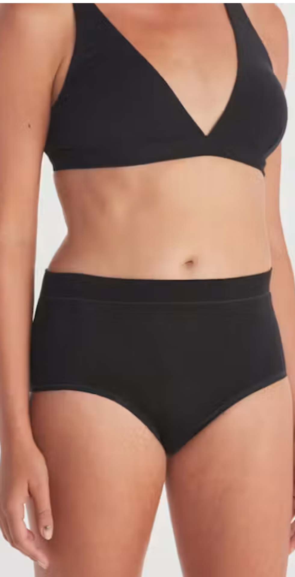 Nyssa Fourthwear Postpartum Recovery Underwear and Bralette Set Jet Black XS/S 1