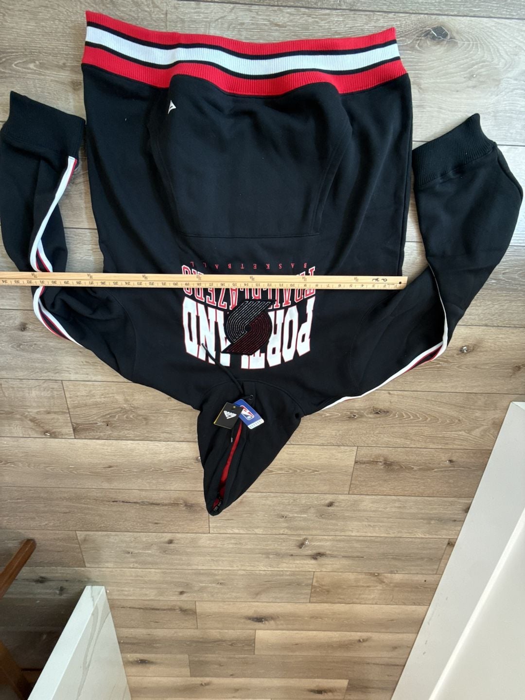 Game 7 Portland Trail Blazers Hoodie Size 2XLarge Black Pullover Sweatshirt 3