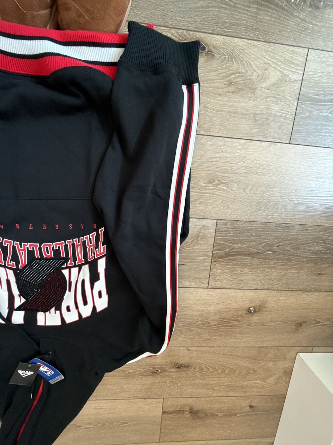 Game 7 Portland Trail Blazers Hoodie Size 2XLarge Black Pullover Sweatshirt 5