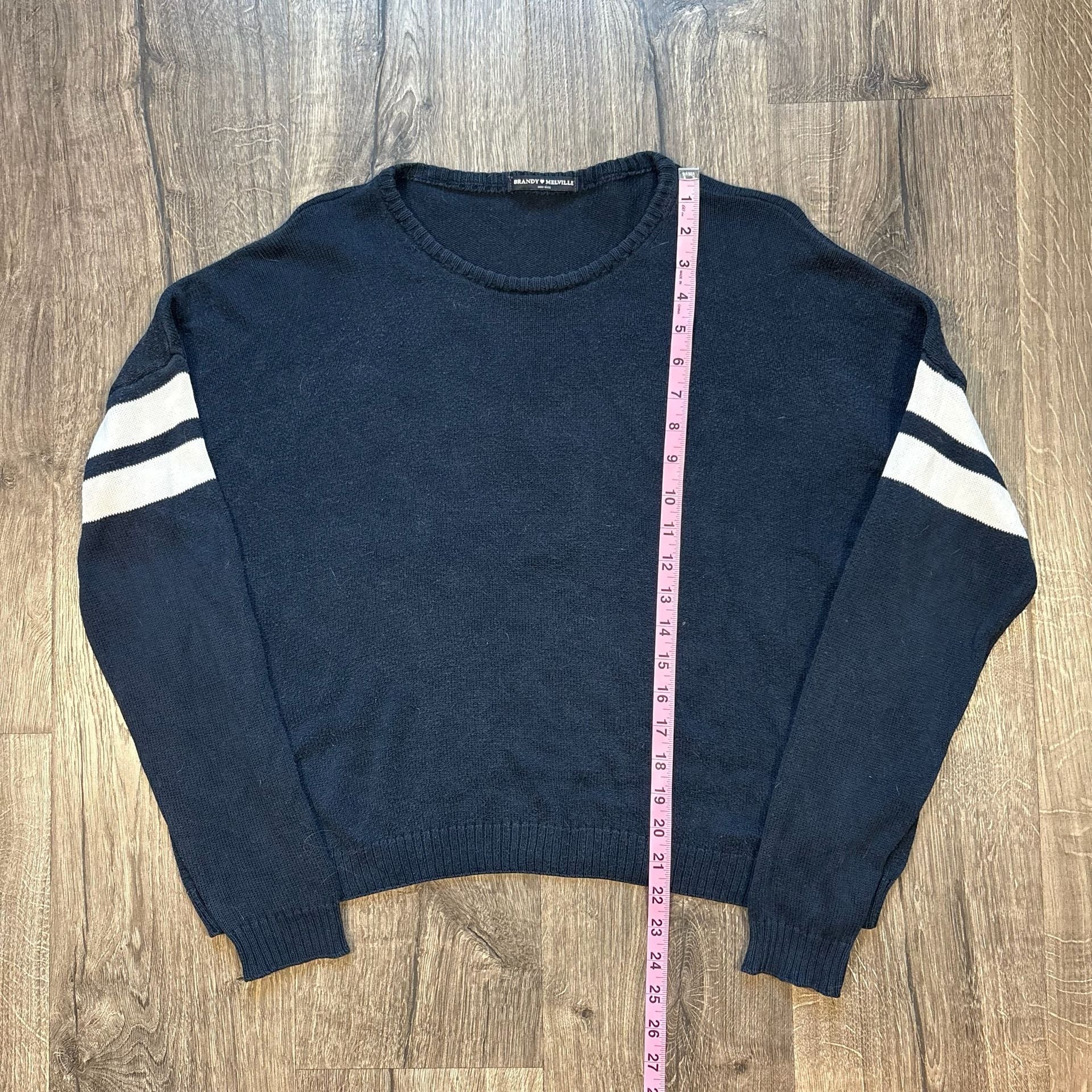Brandy Melville Striped Knit Sweater One Size 6