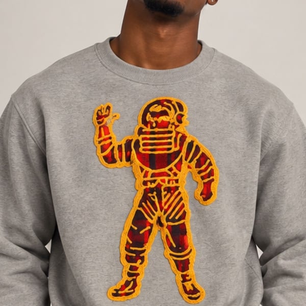 Billionaire Boys Club Plaid Astronaut Sweatshirt Size L