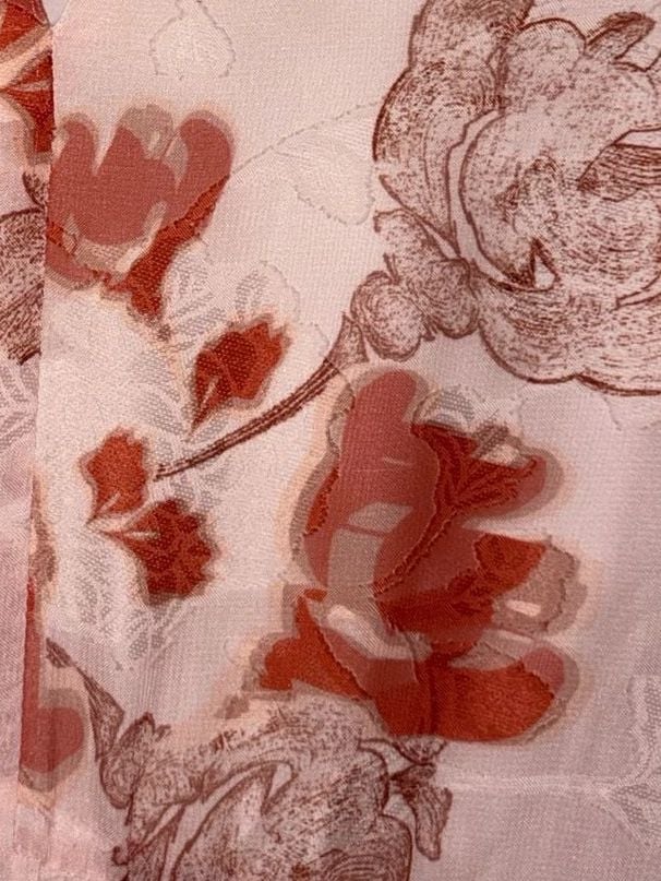Pink Floral Tiered Maxi Dress 3