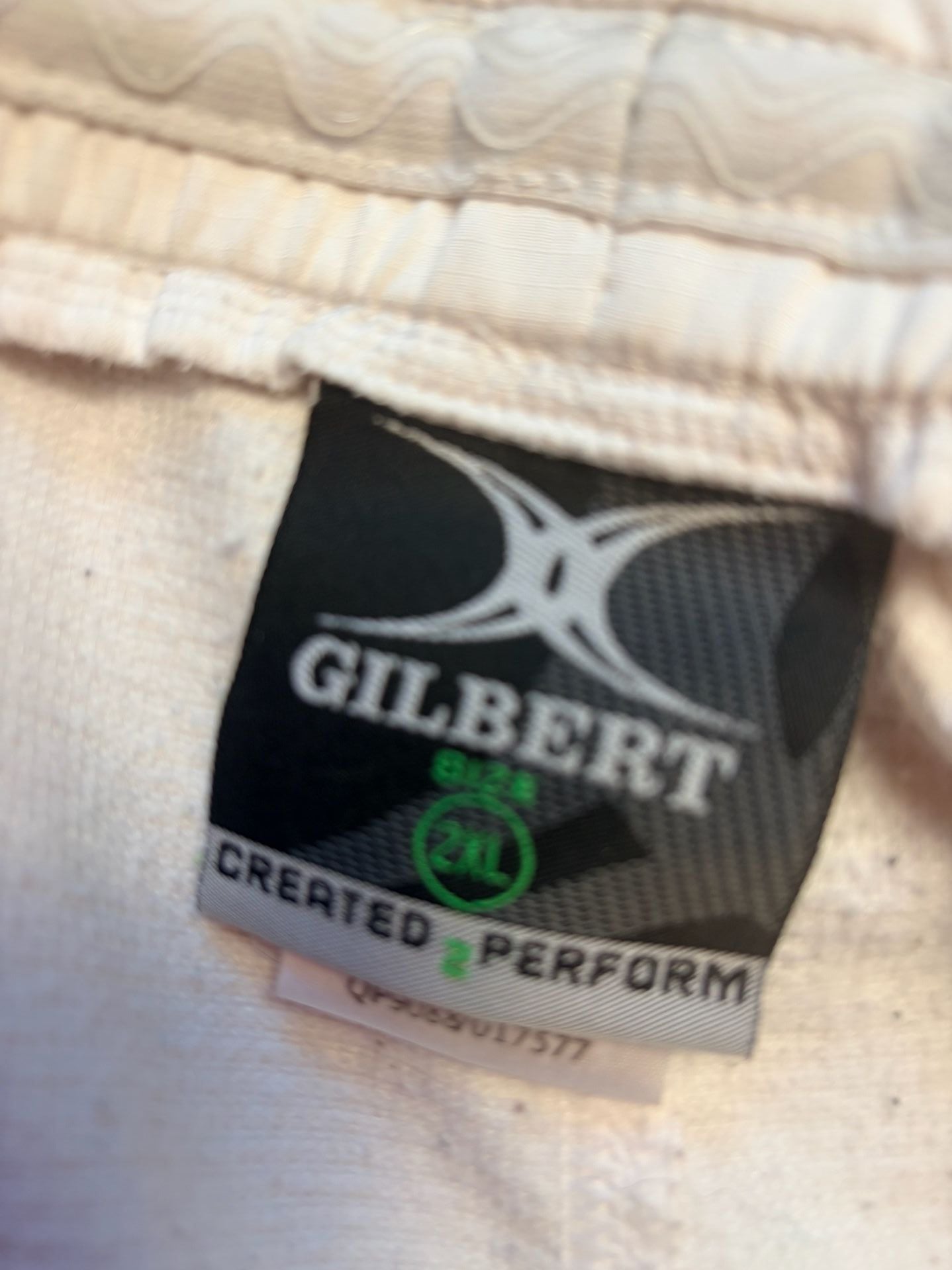 Gilbert Rugby Shorts Size 2XL White Athletic Activewear 7