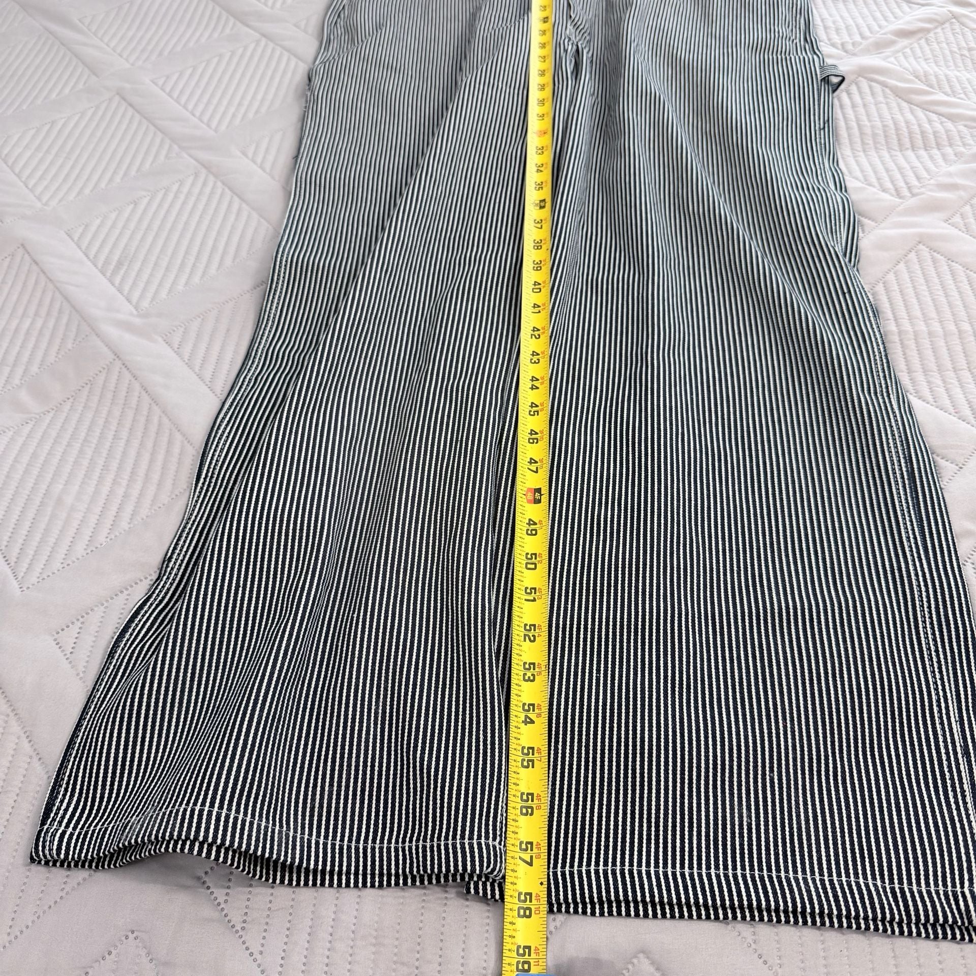 Dickies Hickory Stripe Bib Overalls Men’s 40x32 8