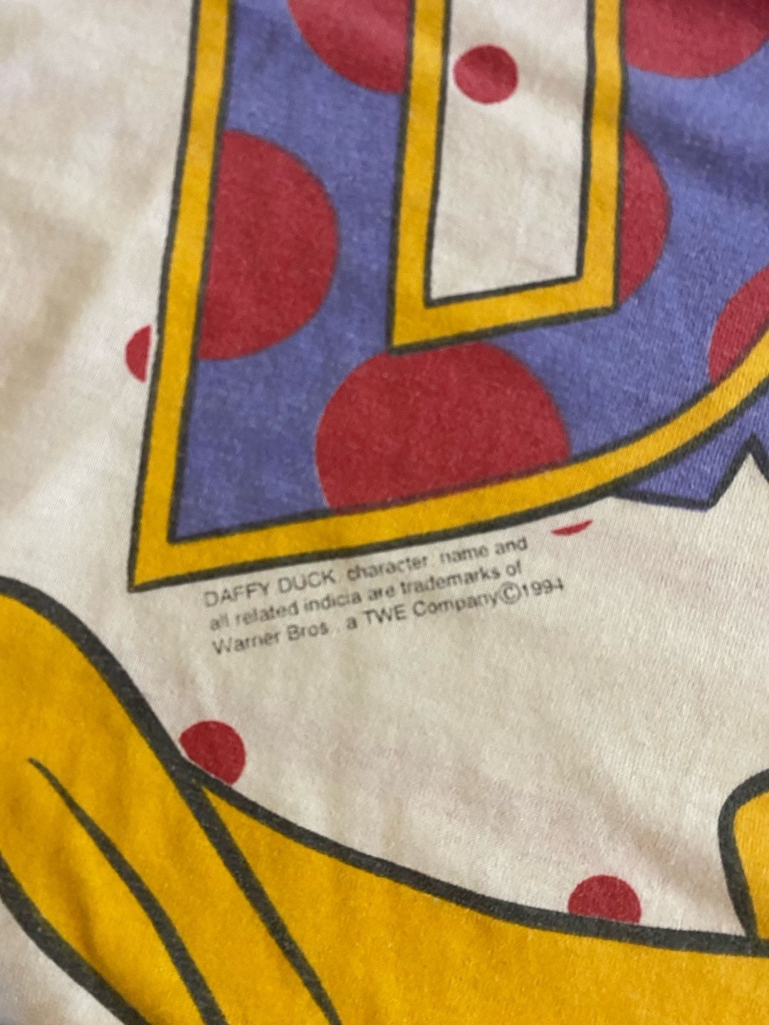 Vintage Looney Tunes Daffy Duck Graphic Night Shirt 2