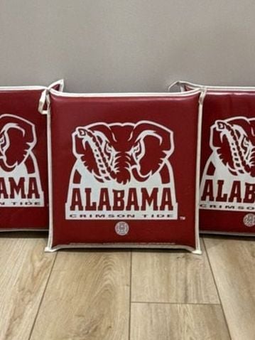 Vintage Alabama Crimson Tide Souvenir /SEC Football Cushion set of 3 2
