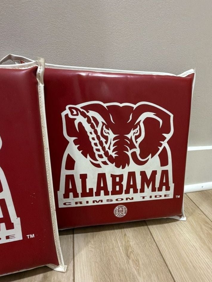 Vintage Alabama Crimson Tide Souvenir /SEC Football Cushion set of 3 5