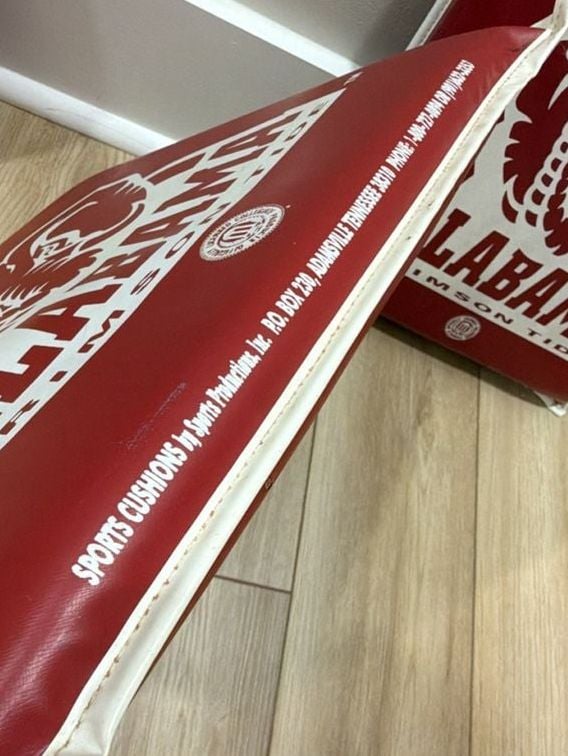 Vintage Alabama Crimson Tide Souvenir /SEC Football Cushion set of 3 7