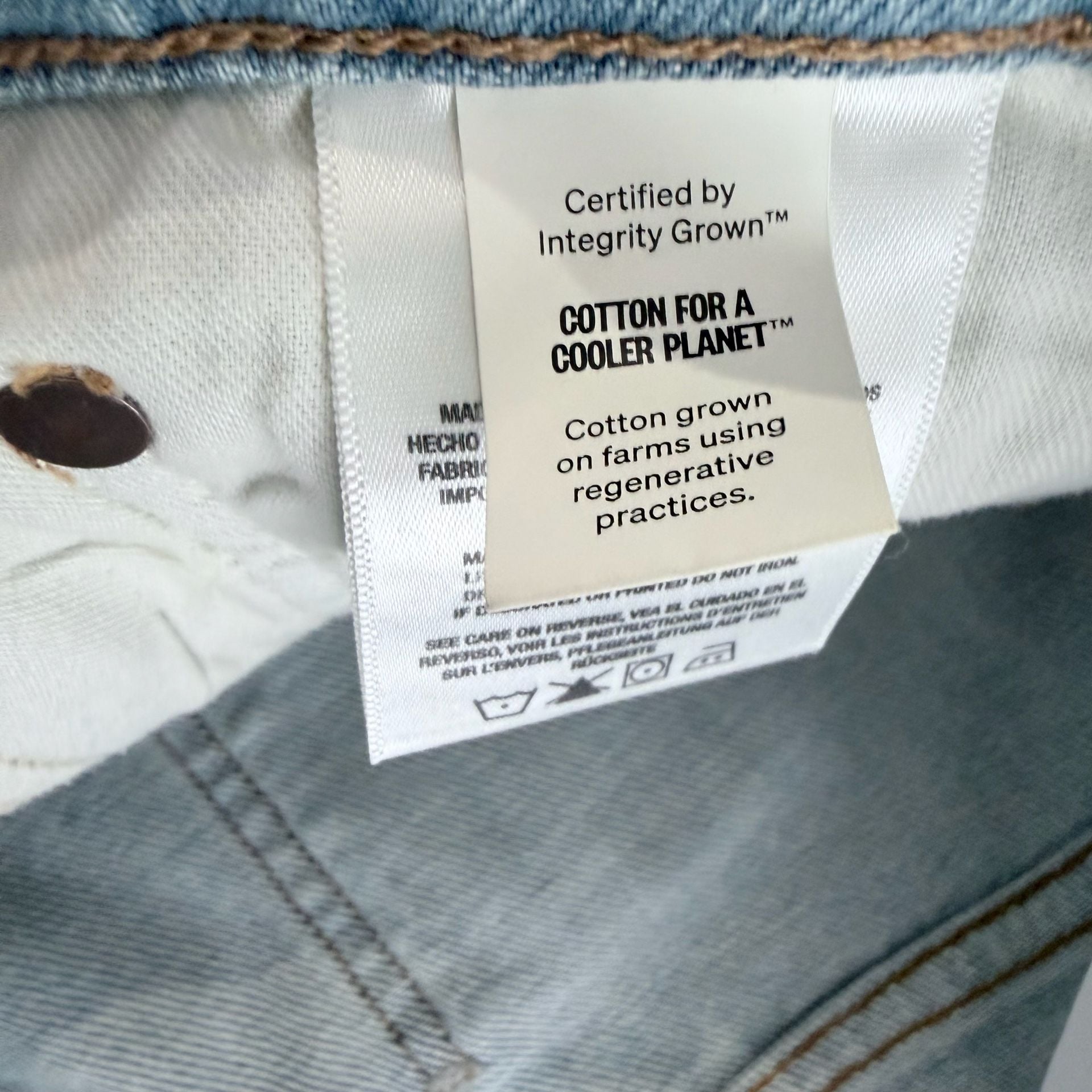 Agolde 90'S PINCH WAIST CROP in ripple NWT Sz 32 5