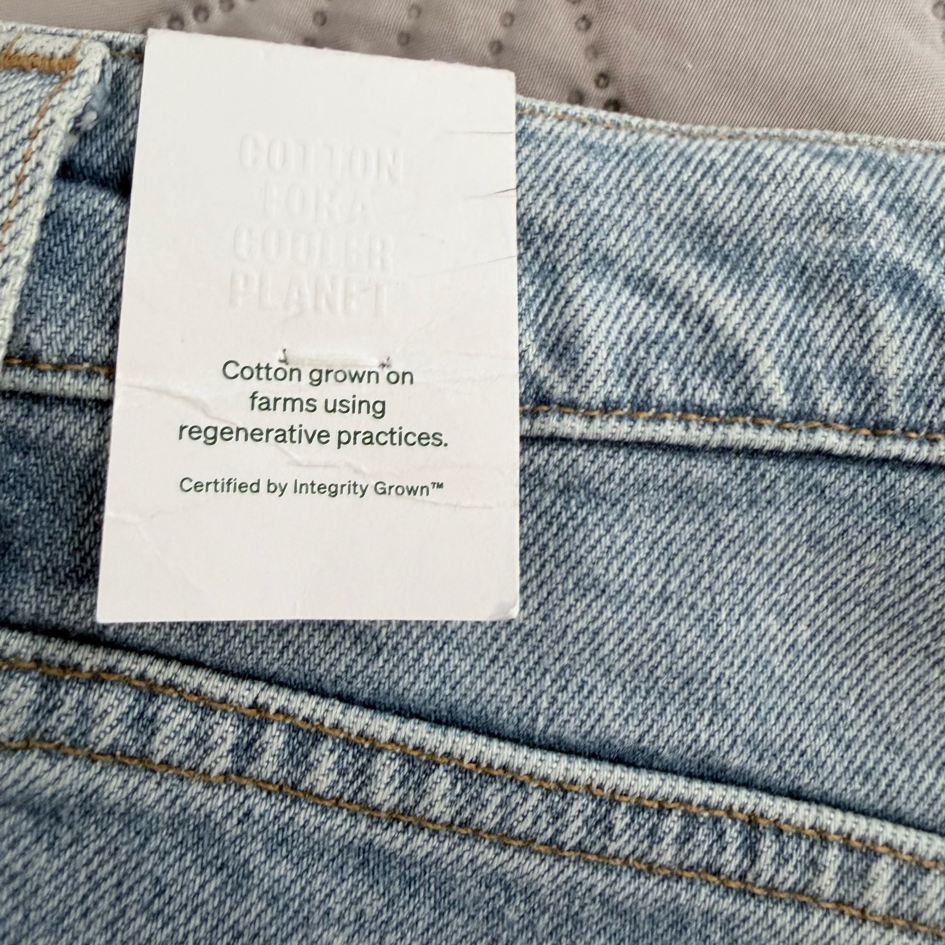 Agolde 90'S PINCH WAIST CROP in ripple NWT Sz 32 8