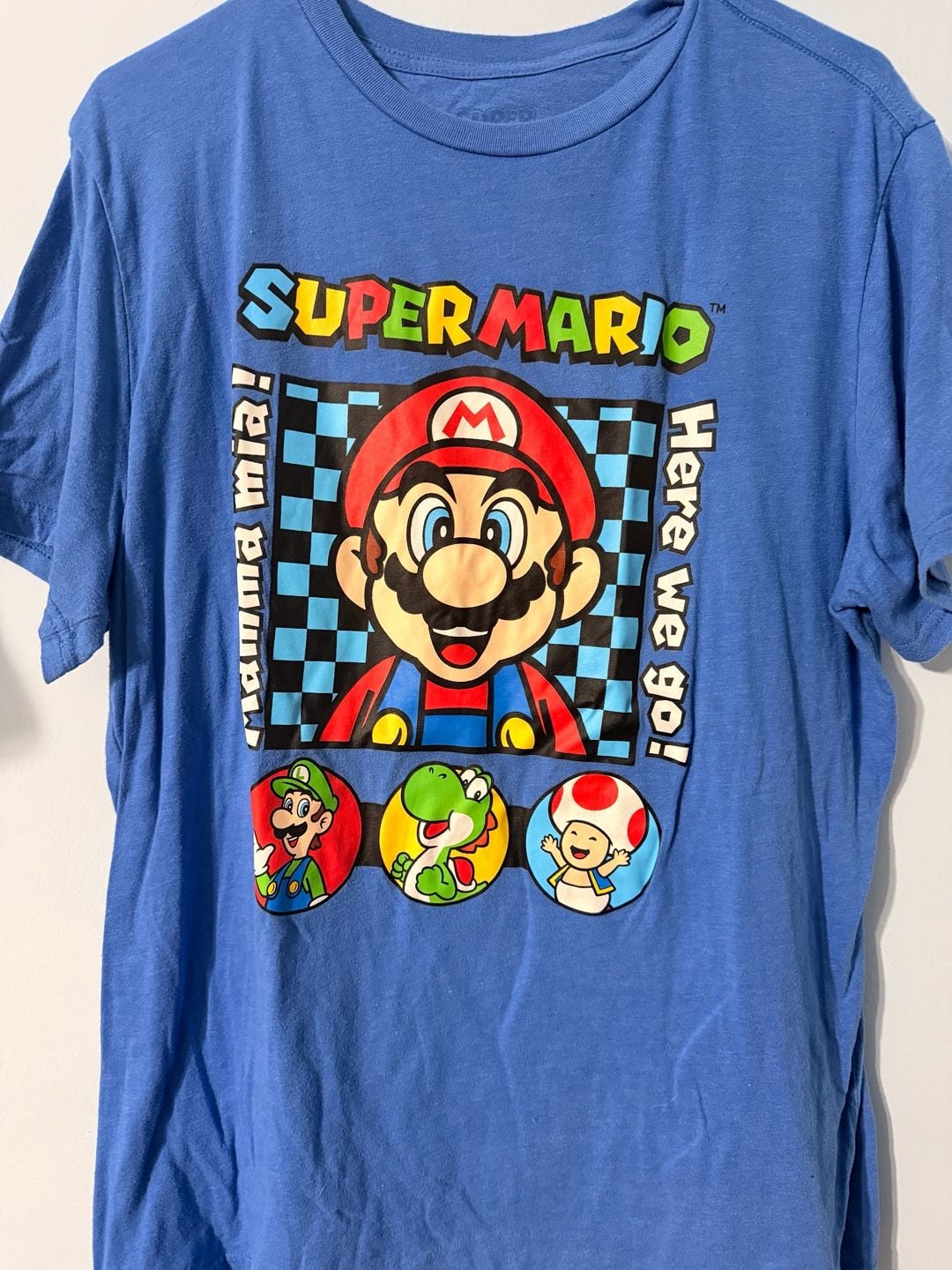 Nintendo Super Mario Graphic T-Shirt Blue 1