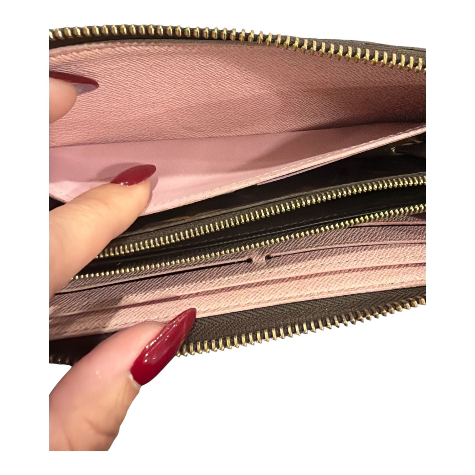 Louis Vuitton Clémence Wallet Monogram Rose Ballerine Pink 7