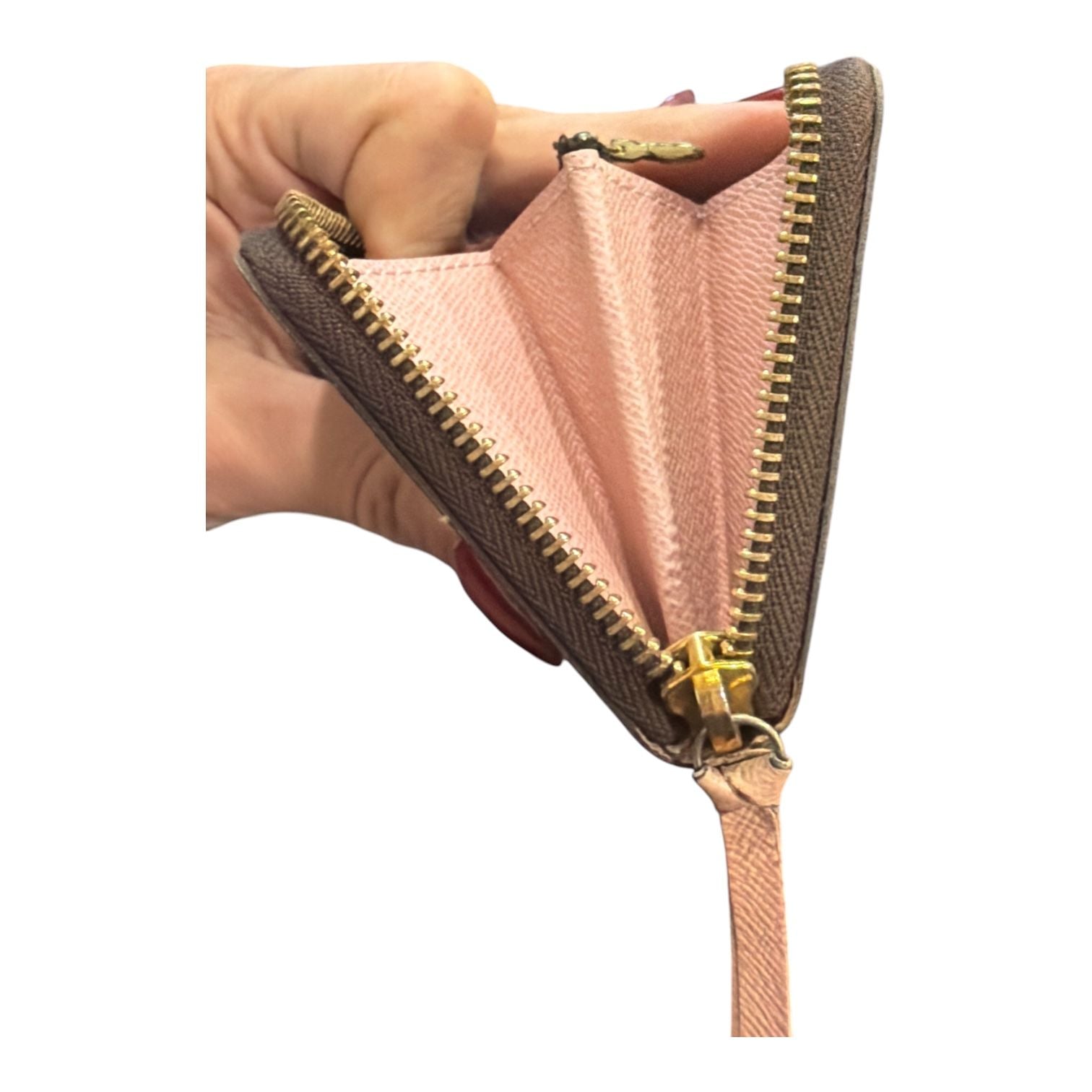Louis Vuitton Clémence Wallet Monogram Rose Ballerine Pink 11